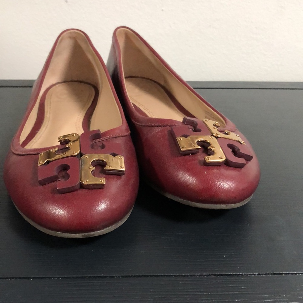 Tory Burch Burgundy color shoes - Picture 6 of 9